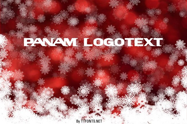 PanAm LogoText example